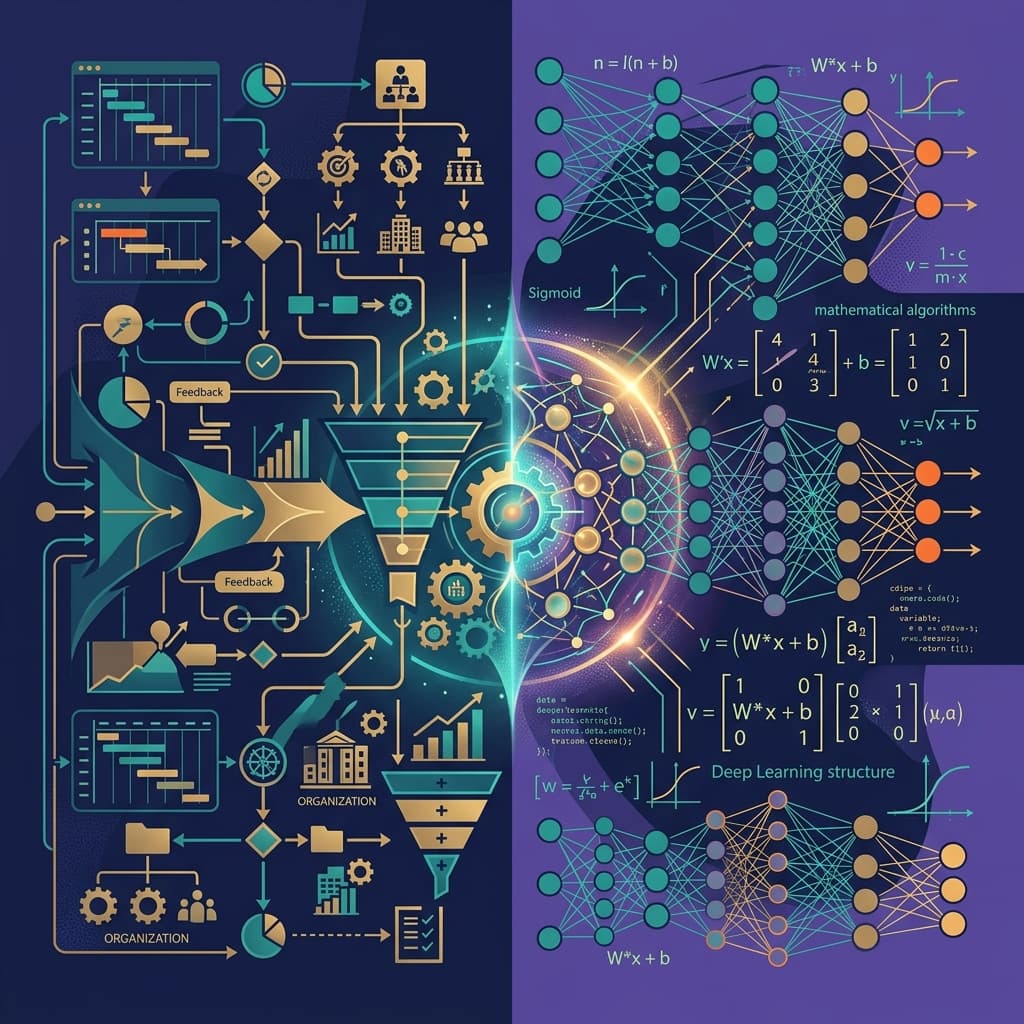 Synergy between Business Organization, Audit and Deep Tech AI